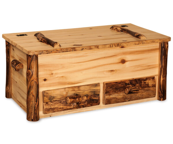 Hope Chest with Drawers - Aspen