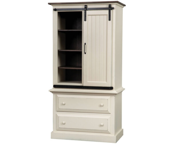 Barn Door Armoire on Chest