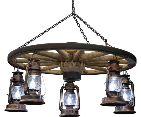 Wagon Wheel Chandelier