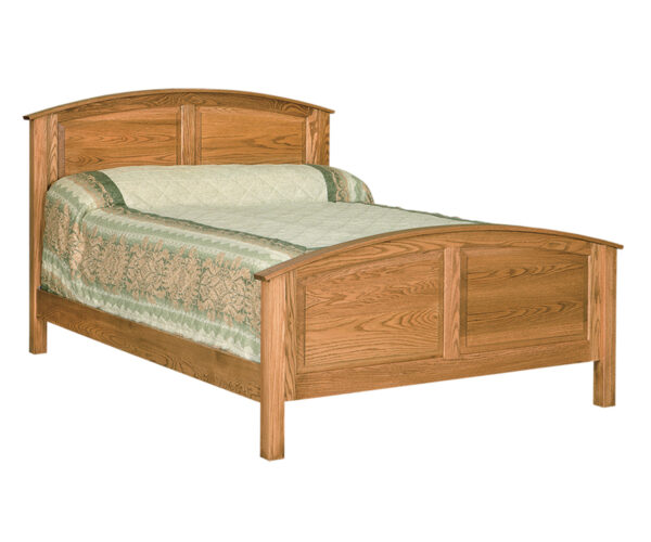 Curved Raised Panel Bed